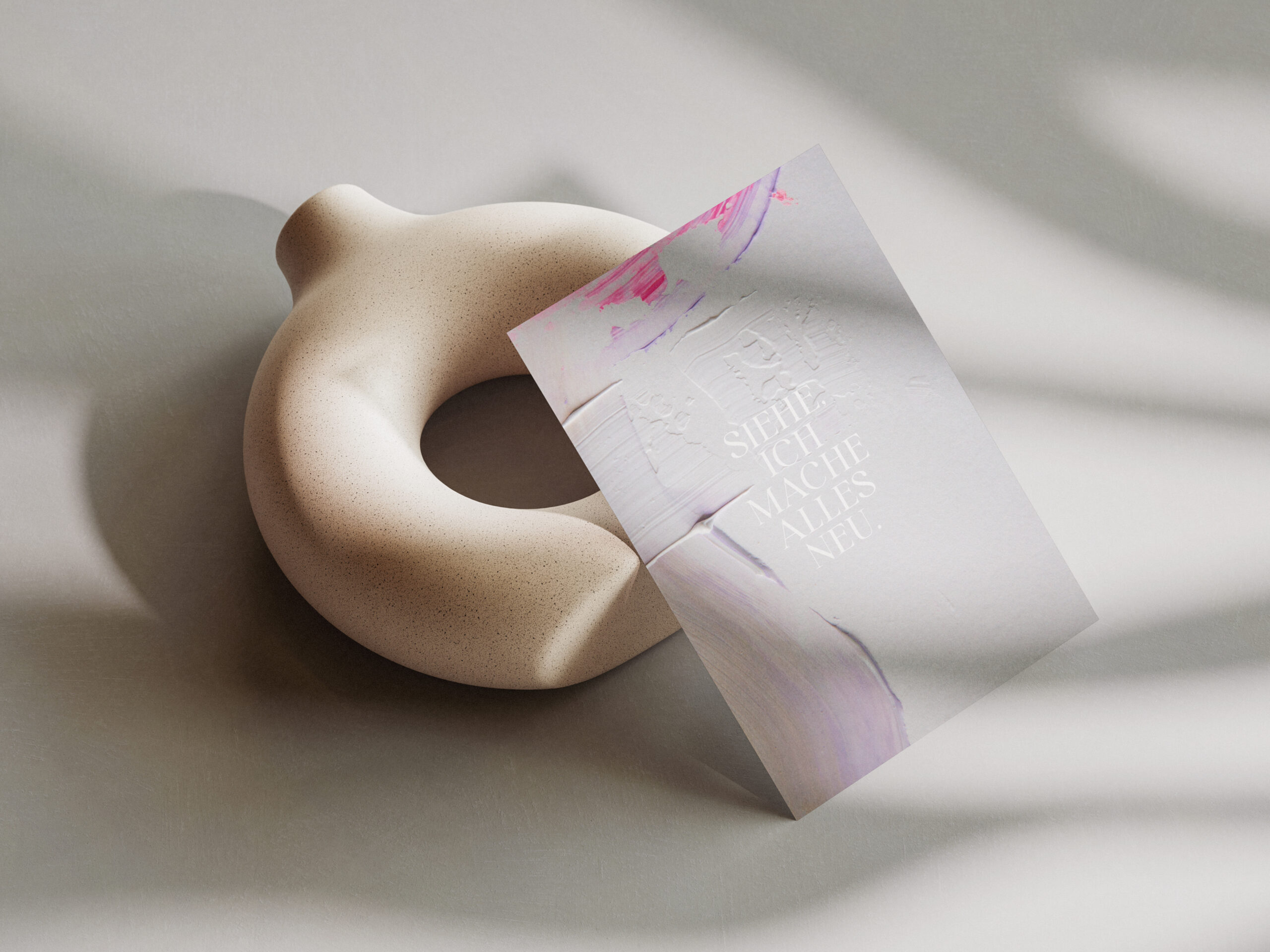Postkarte SIEHE, ICH MACHE ALLES NEU – Bild 2